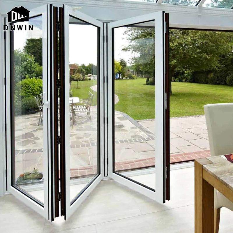 Balcony bifold folding door