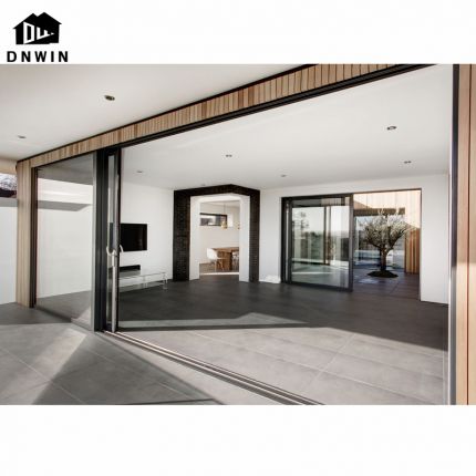 Custom High Quality Aluminium Security Triple Sliding Glass Doors