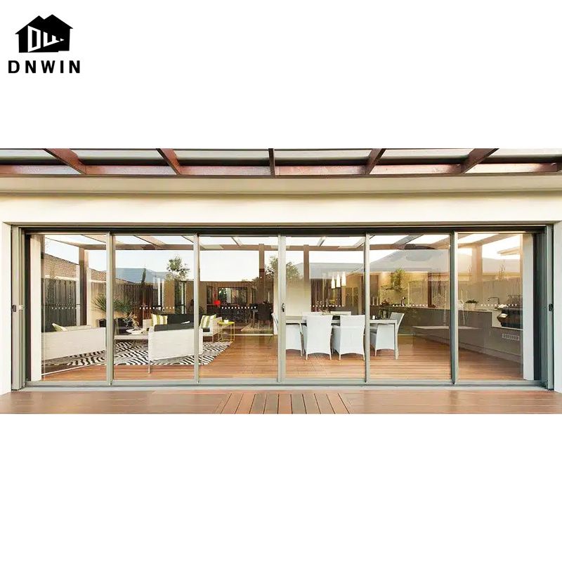 Custom High Quality Aluminium Security Triple Sliding Glass Doors