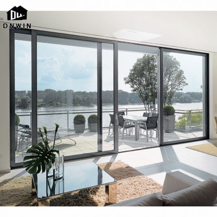 Modern Style Residence Patio Aluminium Double Glass Casement Sliding Doors and Windows