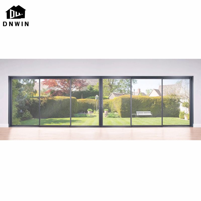 Modern Style Residence Patio Aluminium Double Glass Casement Sliding Doors and Windows