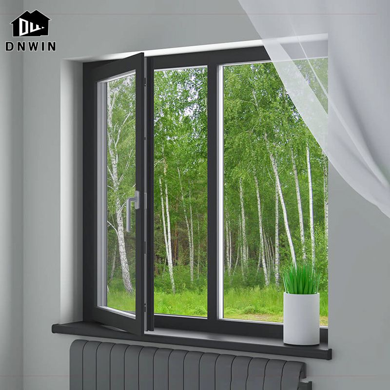 Custom High Quality Modern Style Aluminum Low-e Glass Tilt and Turn Window