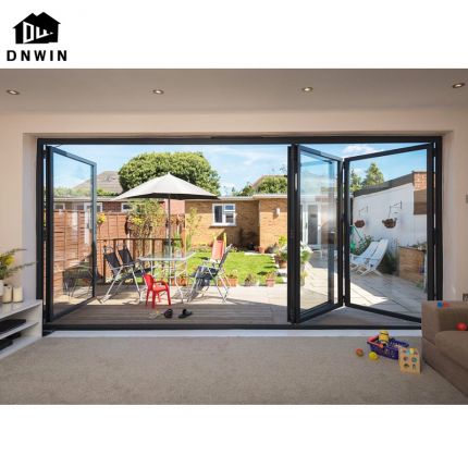 Balcony bifold folding door