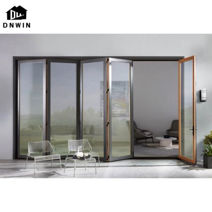 tempered glass bifold door