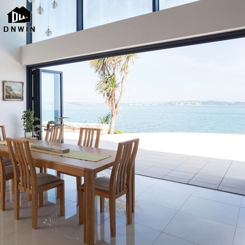 folding door tempered glass