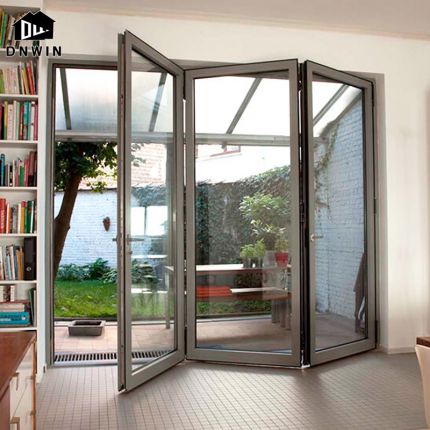 outdoor bifold door garden