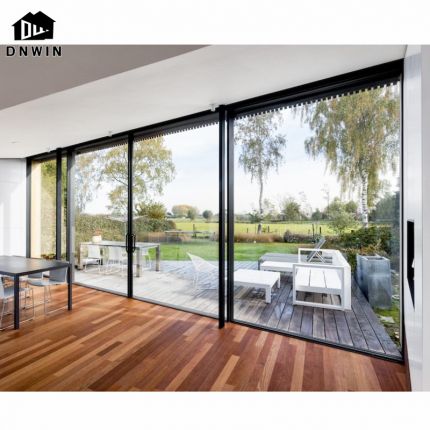 New design high quality villa aluminium double glazed entrance sliding door for patio