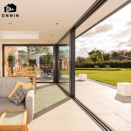 Modern style high quality villa balcony outdoor double glass security sliding door