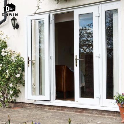 Factory customized villa aluminium outdoor terrace entry casement glass door
