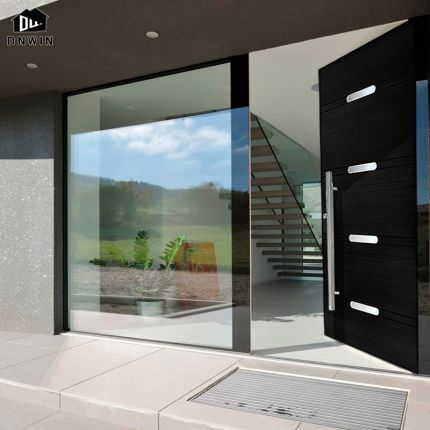 black modern Door