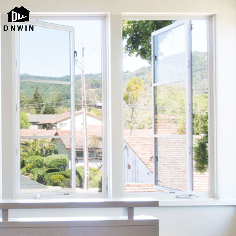 aluminium crank swing glass Window