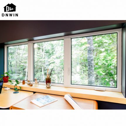 Latest design factory custom apartment interior high end aluminium crank swing window