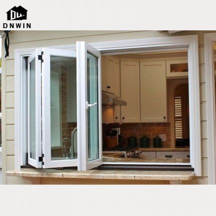 French aluminum folding window