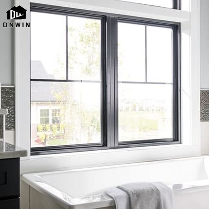 Villa modern design double glazed windproof aluminium bathroom sliding windows