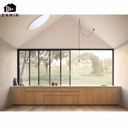 High end factory customized villa double glass internal insulated large sliding windows