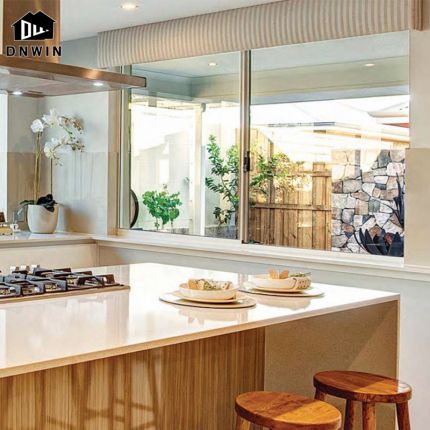 High quality factory customized villa soundproof aluminum alloy kitchen sliding window