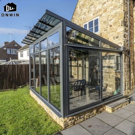 balcony glass house design