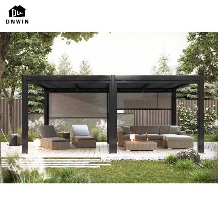 Factory pergola customized high quality villa outdoor terrace aluminium thermal break pavilion