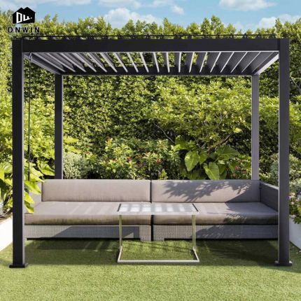 Factory custom made high quality outdoor garden aluminium waterproof pergola