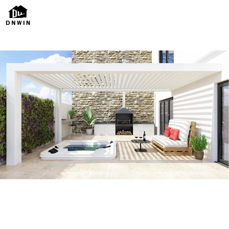 villa outdoor pergola